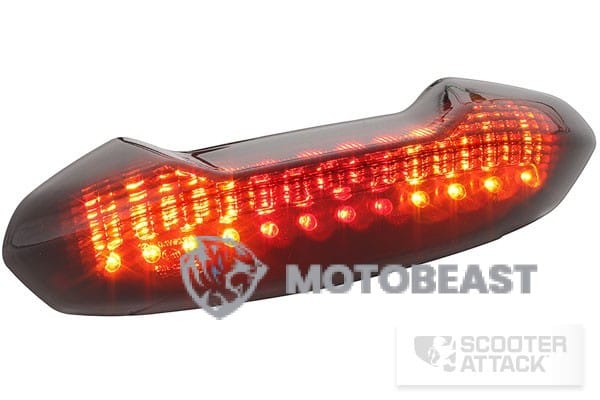 Piaggio NRG Power STR8 LED lempa (Black line)