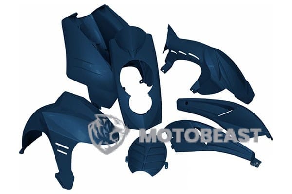 Peugeot Ludix STR8 plastikų komplektas (7 dalių)