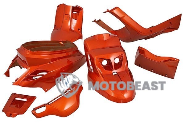 Yamaha BWS NAKED plastikų komplektas STR8 (5 dalių)