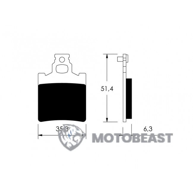 VICMA kaladėlės Aprillia, Fantic, Keeway, Kymco, Malaguti