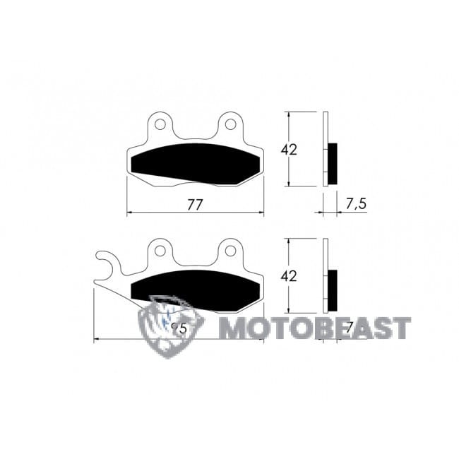 VICMA STABDŽIŲ TRINKELĖS Aprilia, CPI, Derbi, Fantic, Gas Gas, Generic, Gilera, Keeway, Malaguti, MBK, Peugeot, Piaggio, Rieju, Yamaha
