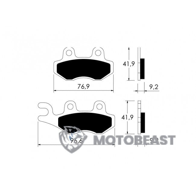 VICMA kaladėlės Daelim, Keeway, Kymco, Malaguti, Peugeot, TGB