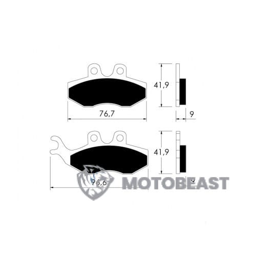 VICMA kaladėlės Aprilia, Beta, Gillera, Peugeot, Piaggio, Vespa