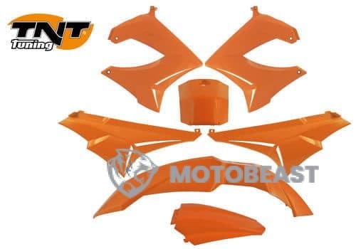 Oranžiniai Derbi Senda TNT plastikai