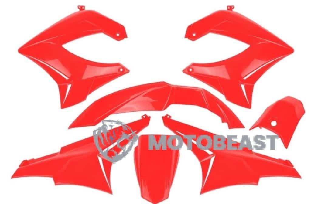 Raudoni TNT plastikai Derbi Senda