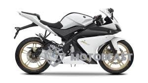 Yamaha YZF R125 baltas plasmasių komplektas be lipdukų