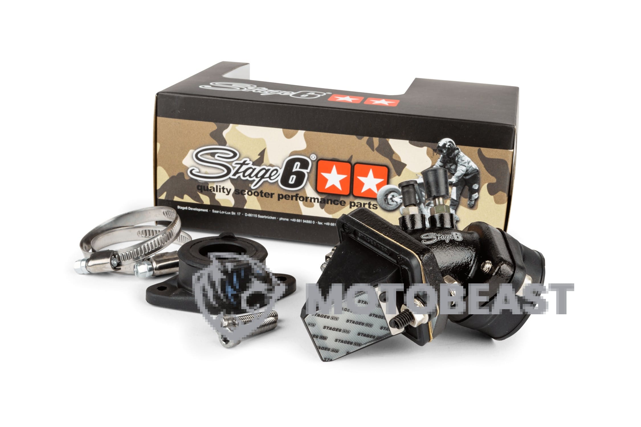 Stage6 MK2 Intake įsiurbimo komplektas Piaggio / Gilera / Aprilia modeliams