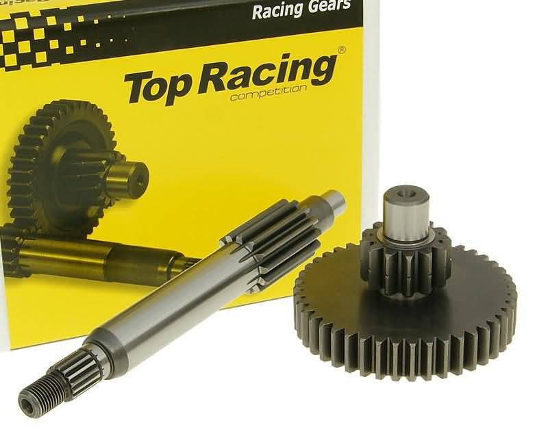 pirminės transmisijos pavarų komplektas Top Racing +21% 13/43 13 dantų priešpriešiniam velenui
