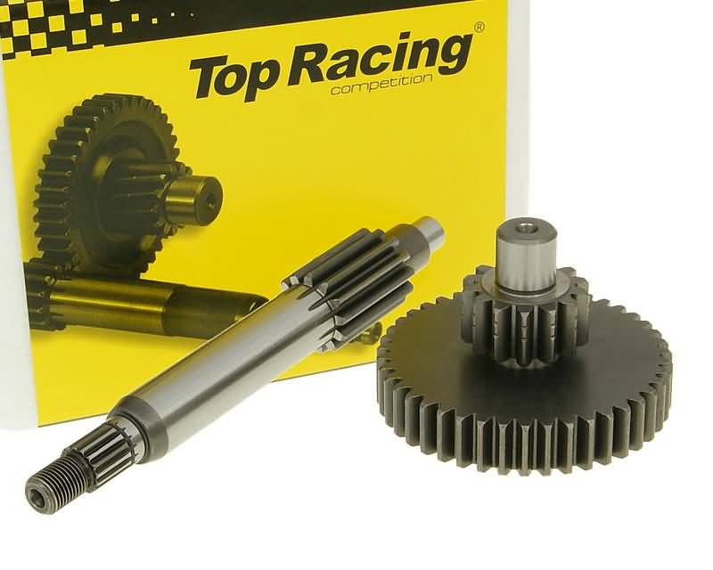 pirminės transmisijos pavarų komplektas Top Racing +21% 13/43 14 dantų priešpriešiniam velenui