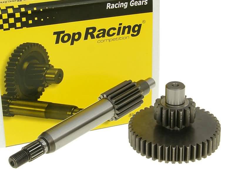 pirminės transmisijos pavarų komplektas Top Racing +33% 14/42 14 dantų priešpriešiniam velenui