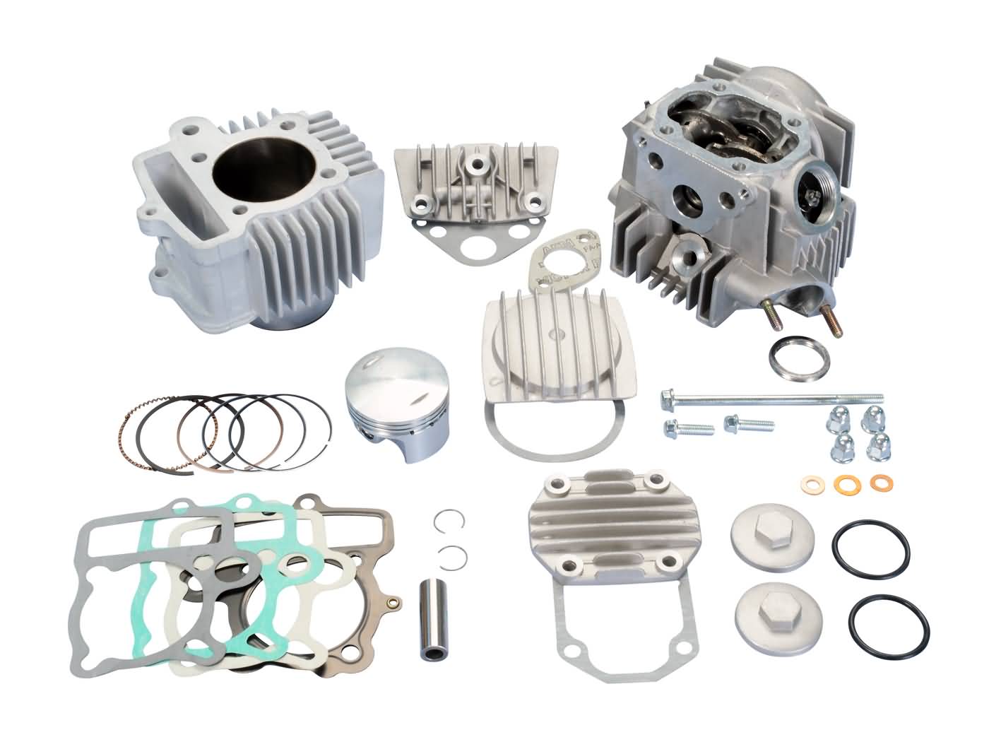 Cilindro komplektas Polini aliuminio 87cc 52mm, skirtas Honda XR 50, Polini XP4T 50