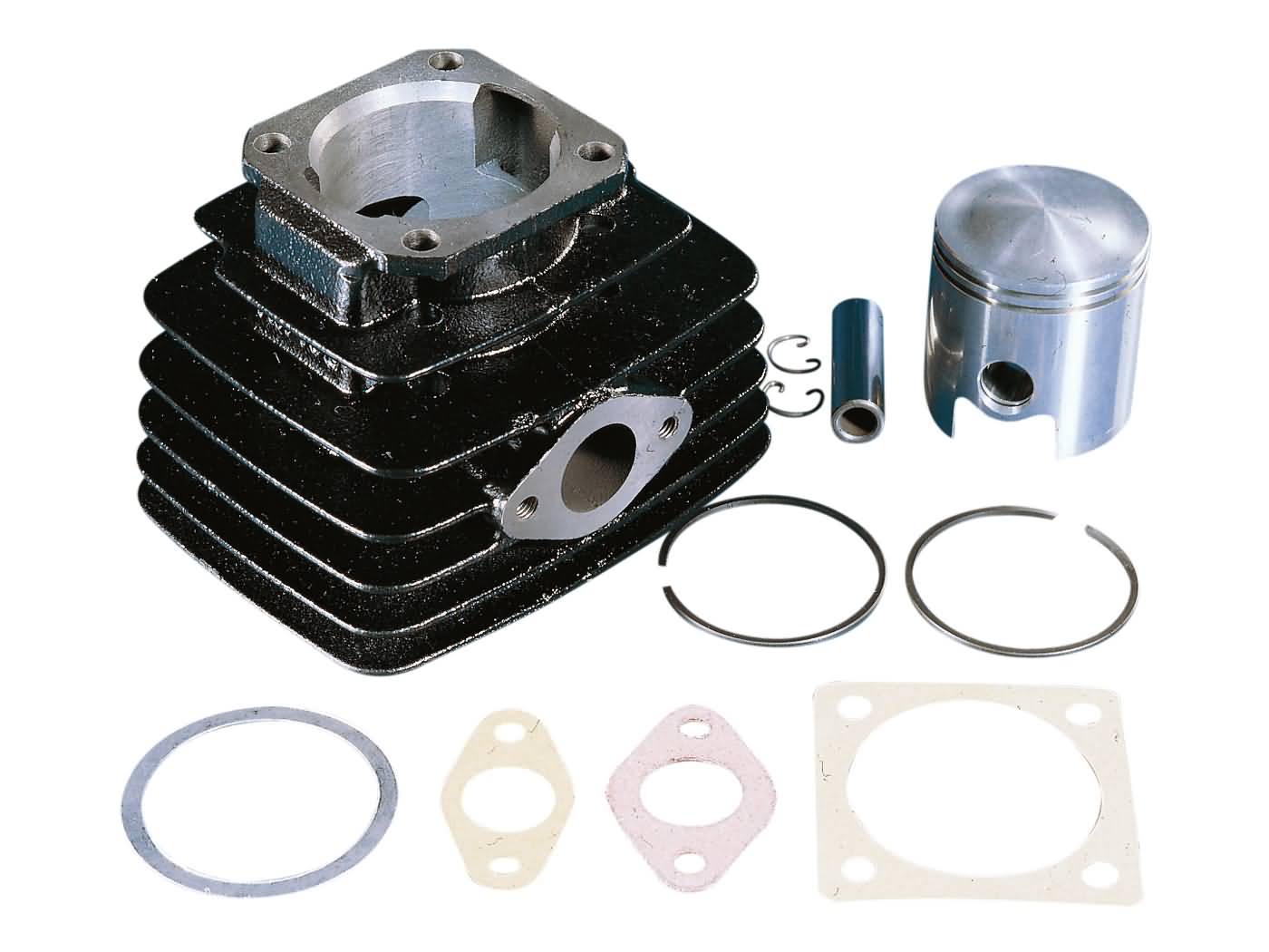 Cilindro komplektas Polini ketaus sportinis 70cc 47mm, skirtas Fantic Motor Issimo 50, Minarelli V1