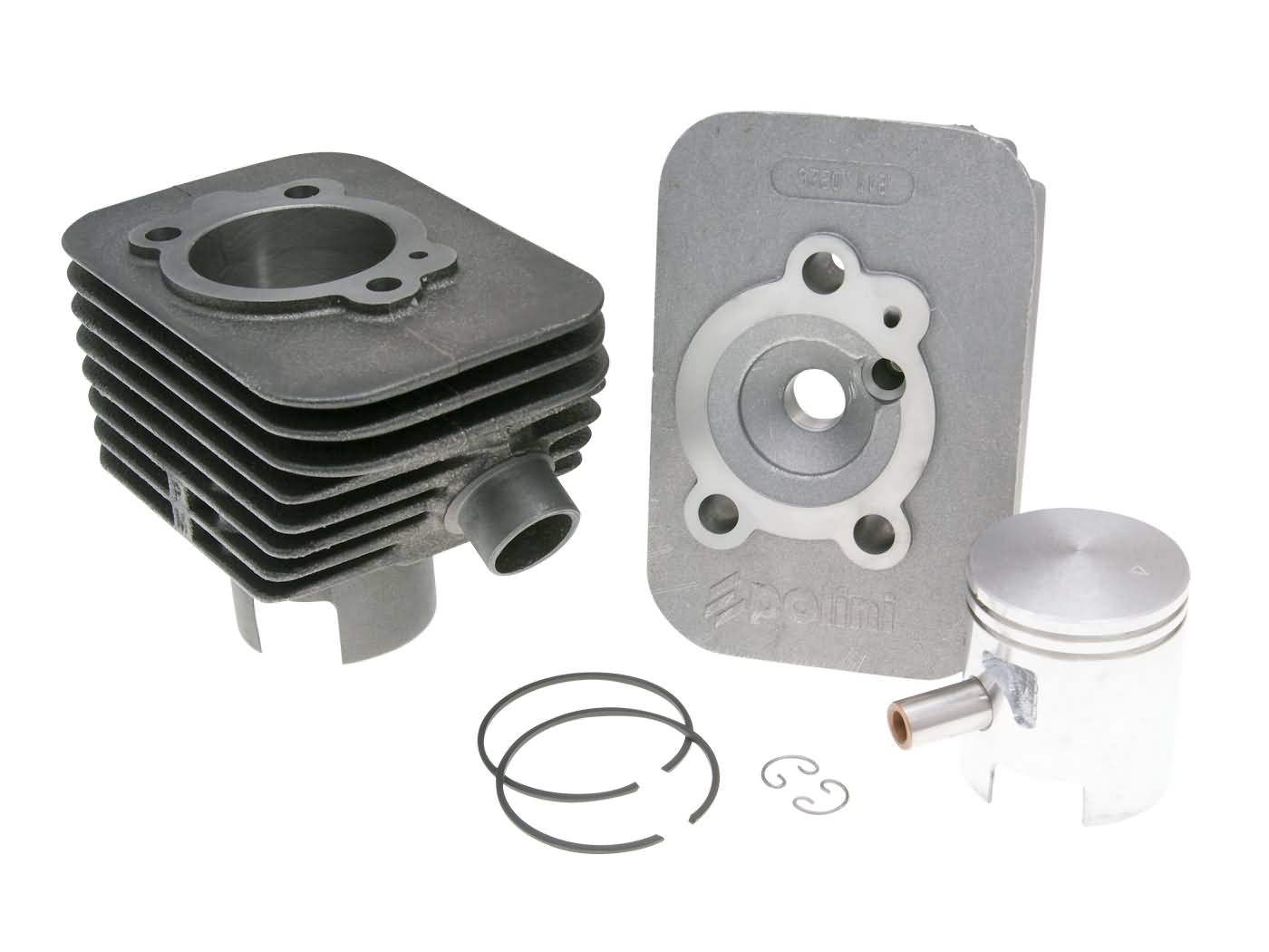 Cilindro komplektas Polini ketaus sportinis 63cc 10mm Stūmoklio pirštas Piaggio Ciao