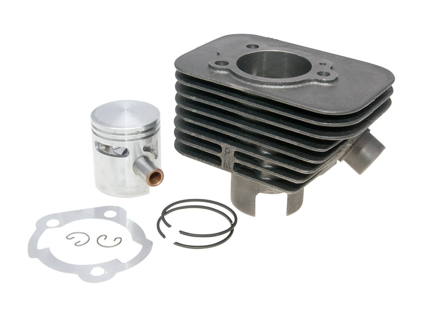 Cilindro komplektas Polini ketaus sportinis 63cc 12mm Stūmoklio pirštas be galvutės Piaggio Boxer, Bravo, CBA, Ciao, Eco, Grillo, Si