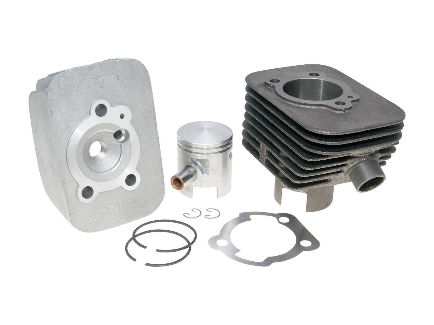 Cilindro komplektas Polini ketaus sportinis 63cc 12mm Stūmoklio pirštas Piaggio Ciao