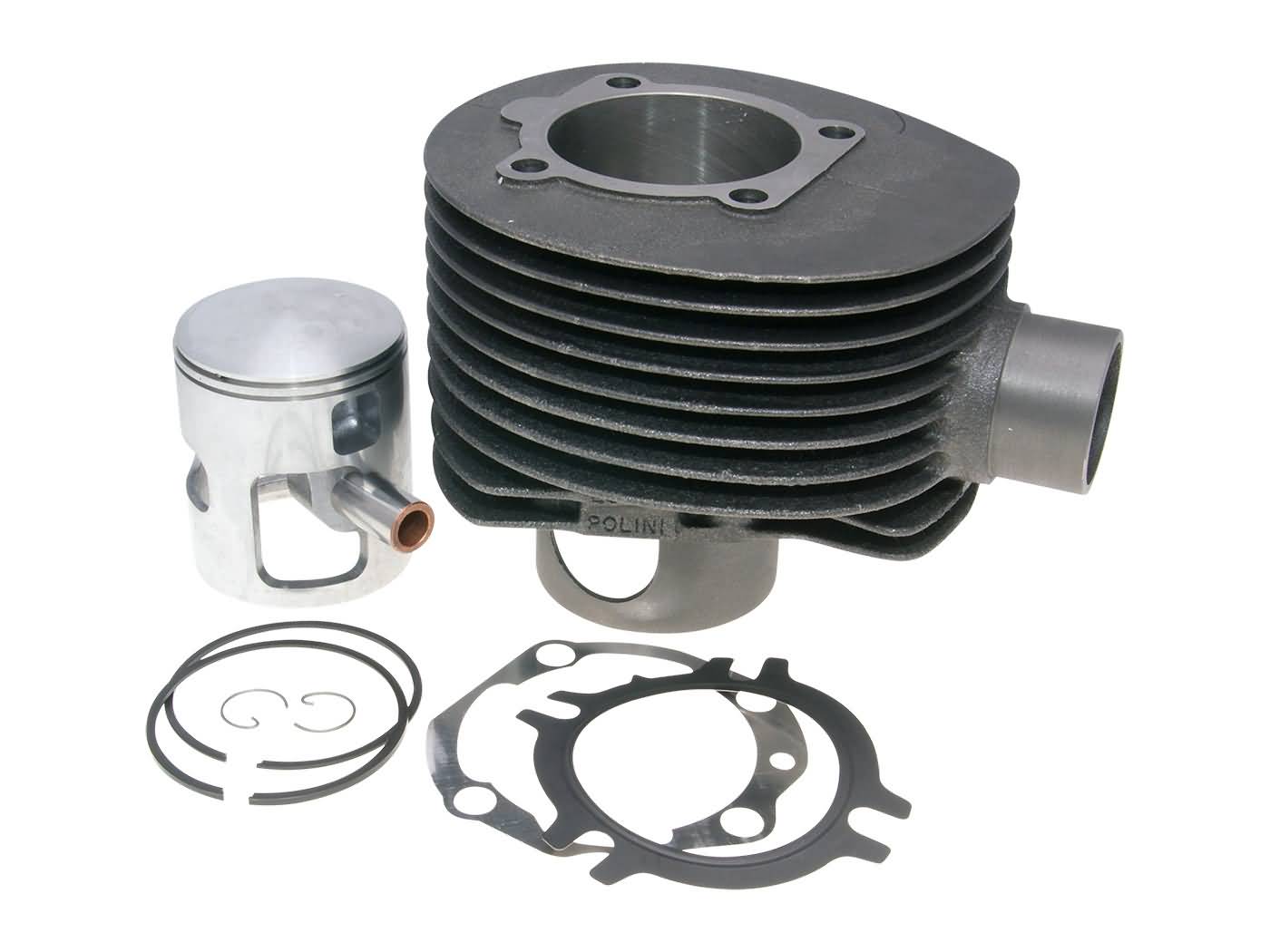 Cilindro komplektas Polini ketaus sportinis 207cc 68mm, skirtas Vespa 200 PE, PX