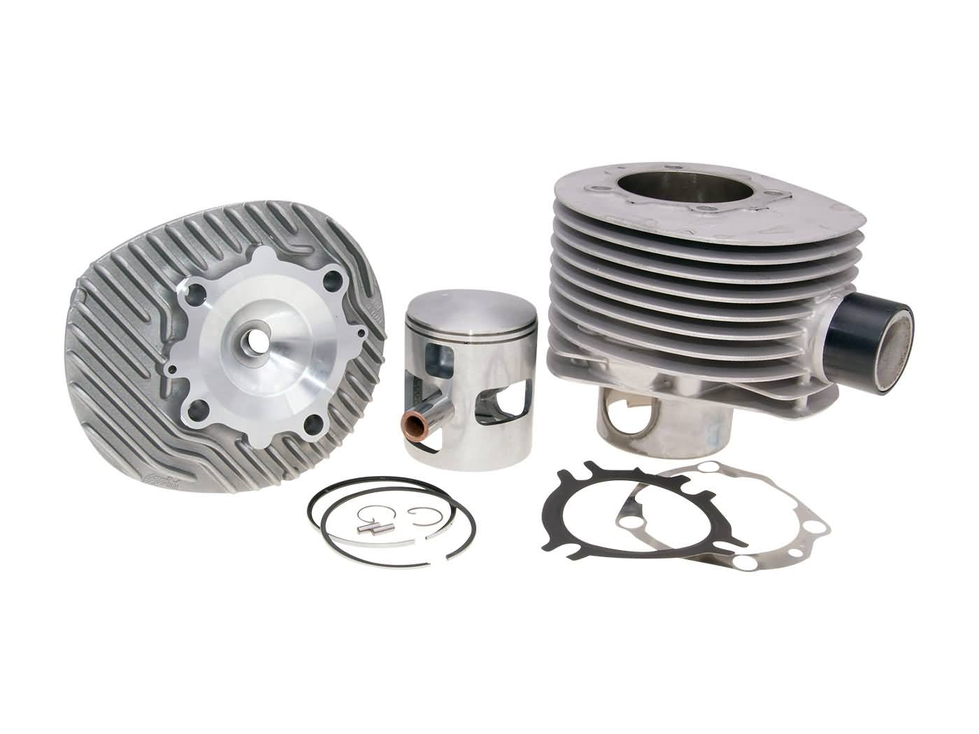 Cilindro komplektas Polini aliuminio lenktyninis 210cc 68,5mm skirtas Vespa 200 PE, PX