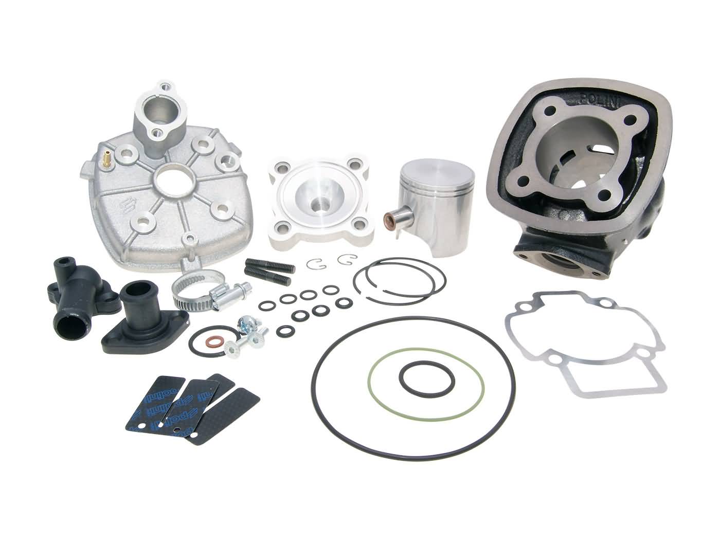 Cilindro komplektas Polini ketaus sport 70cc 47mm Piaggio LC