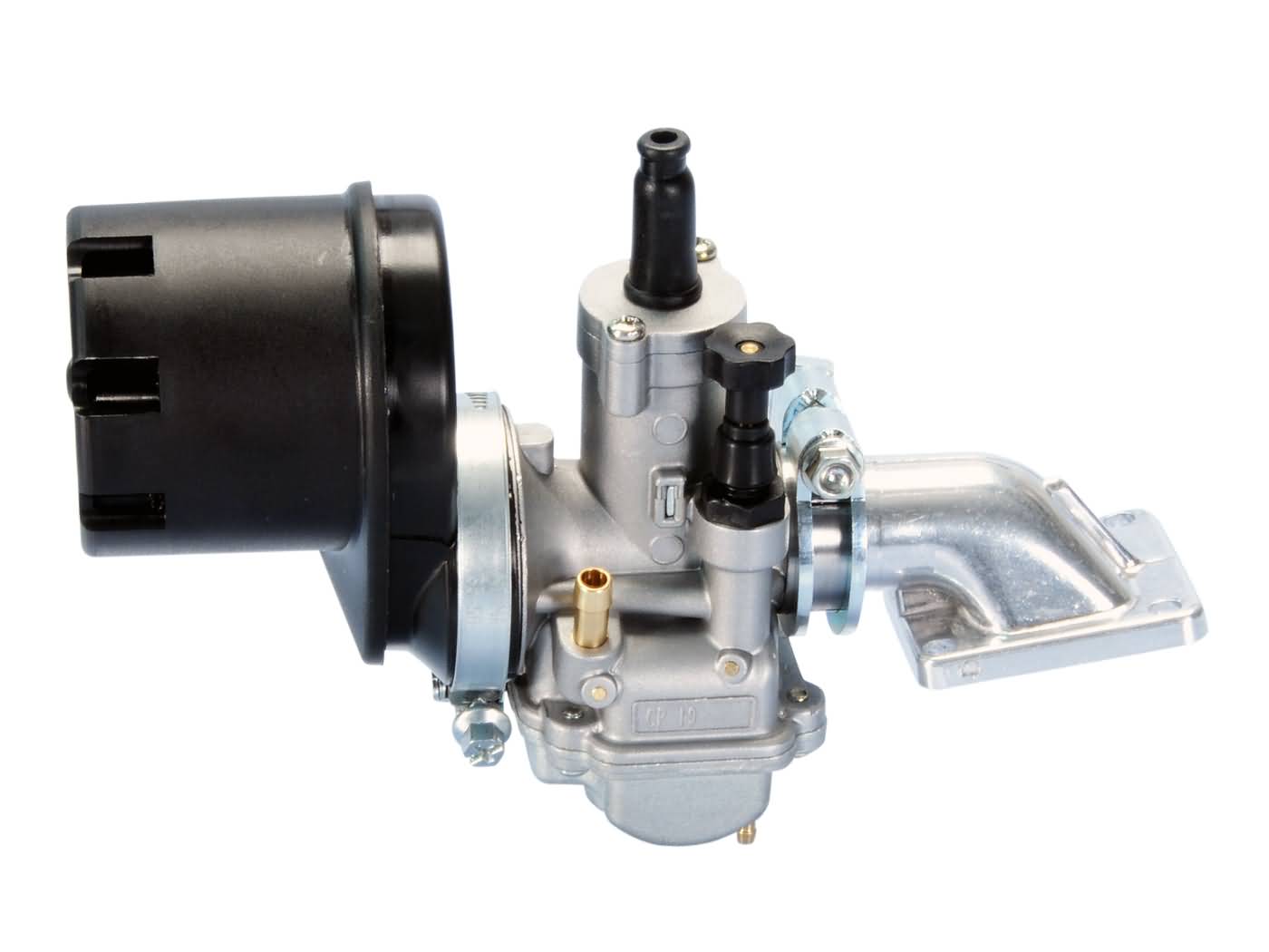 karbiuratoriaus komplektas Polini 19mm, skirtas Peugeot 103, 104