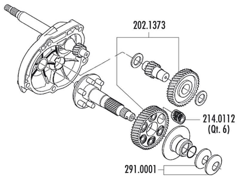 guminiai amortizatoriai Polini Flexible Coupling - 6 vnt