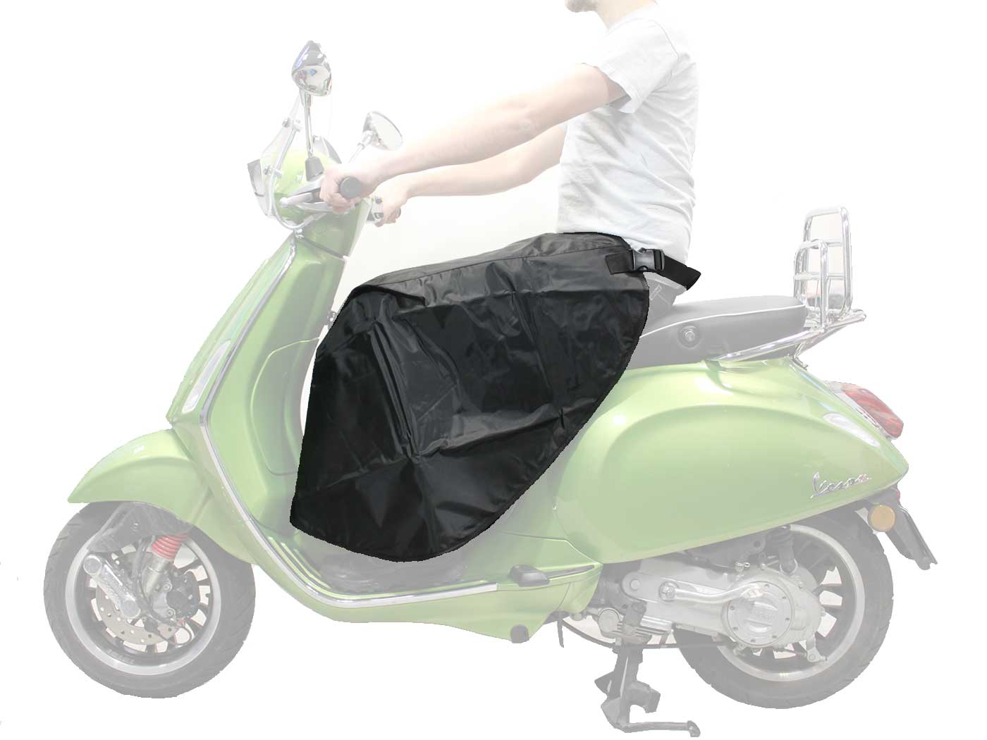 Motorolerio kojos užvalkalas S-Line juodas