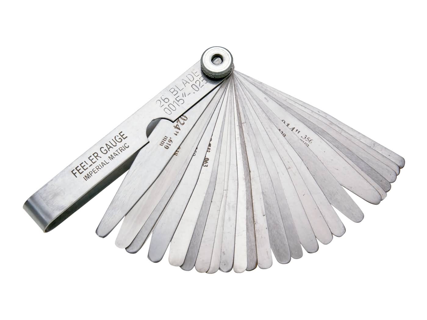 matuoklis Silverline 26 lapai (0,051-0,635 mm)