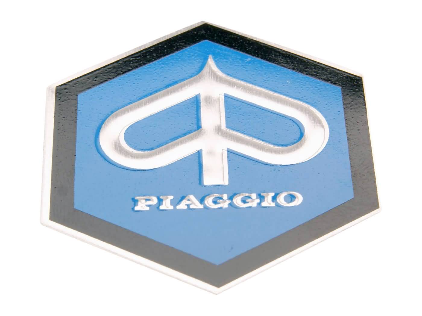 rago dangtelio emblema / ženklelis Piaggio 42mm plokščias, skirtas klijuoti Piaggio Ape, Vespa Gl, Rally