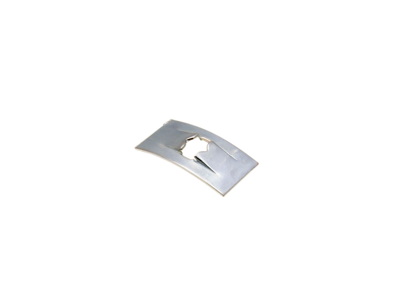 ženklelio tvirtinimo plokštė / galinio žibinto tvirtinimo plokštė 15x8mm, skirtos Ape, Piaggio, Vespa
