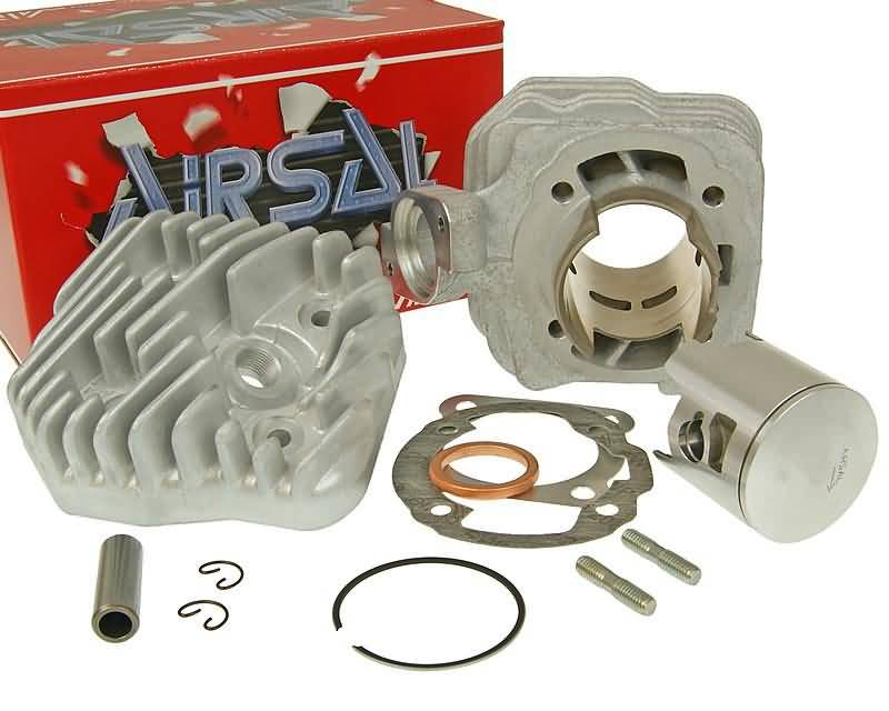 Cilindro komplektas Airsal T6-Racing 69.7cc 47.6mm, skirtas Peugeot Vertical AC