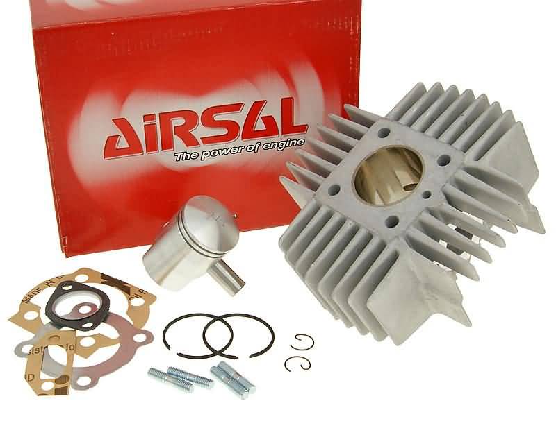 Cilindro komplektas Airsal sport 48.8cc 38mm su ilgomis aušinimo briaunomis Puch Automatic
