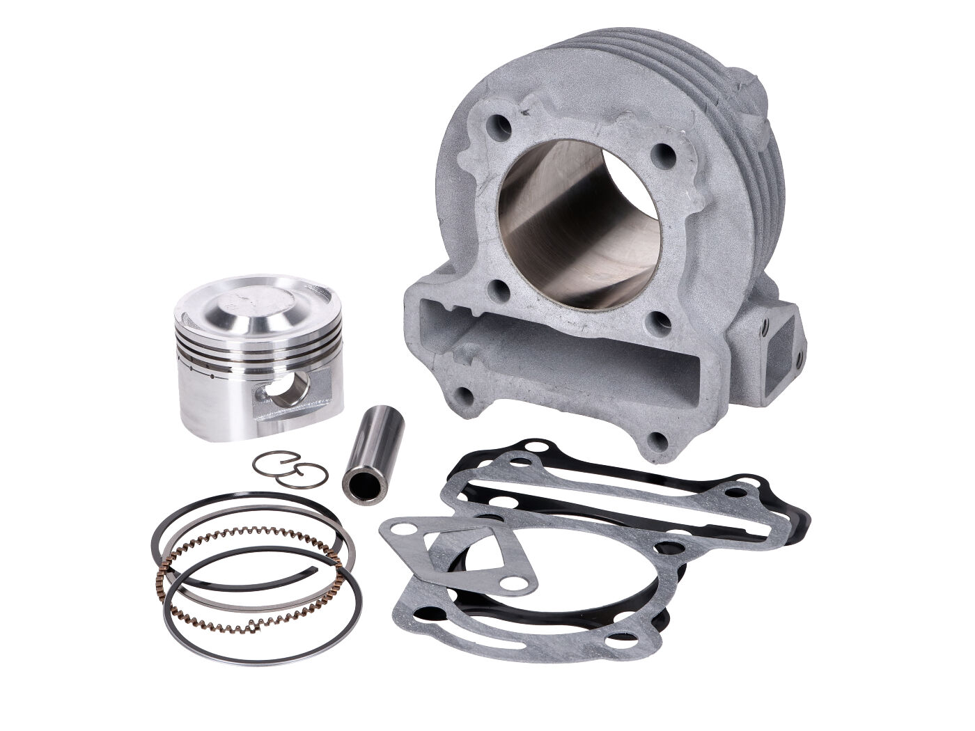 Cilindro komplektas Airsal sport 81.3cc 50mm, skirtas 139QMB, GY6 50cc, Kymco 50 4 taktams