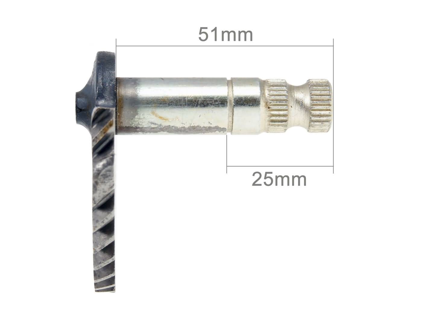 Pusmėnulis 51 mm / 25 mm , skirtas GY6 50cc, 139QMB