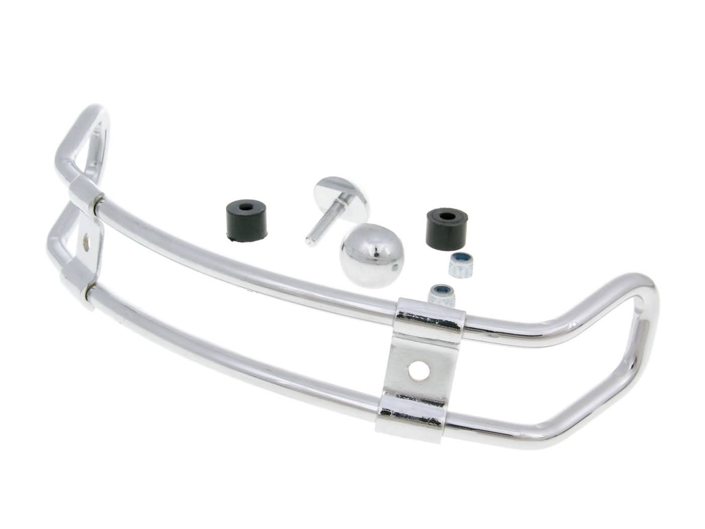 Buzzetti chromuotas avarinis / apsauginis baras Vespa GT, GTS, GTV priekiniam sparnui