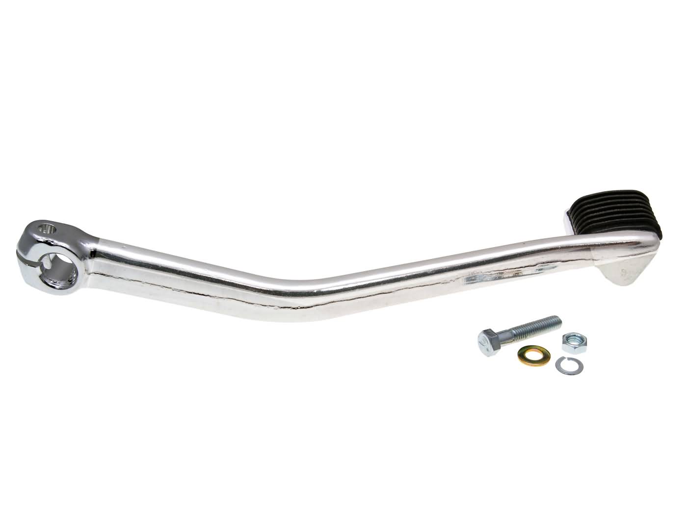 Užkurimo kojelė sidabrinė, skirta Vespa Cosa, PX, PE 125, 150, 200