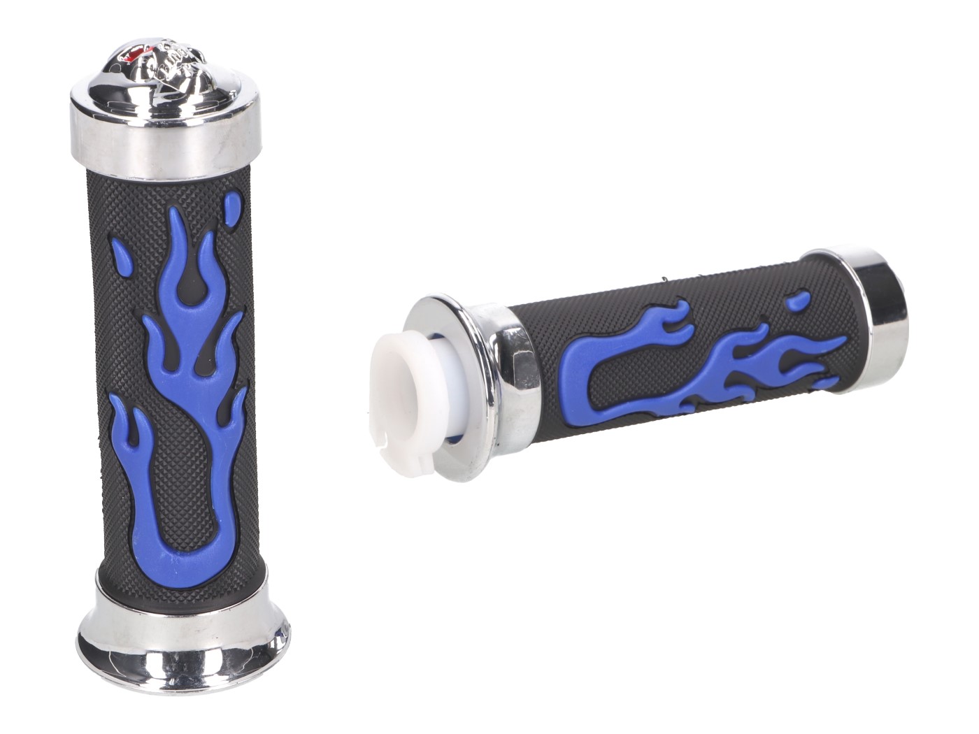 vairo guminės rankenos komplektas Custom Flame mėlynas