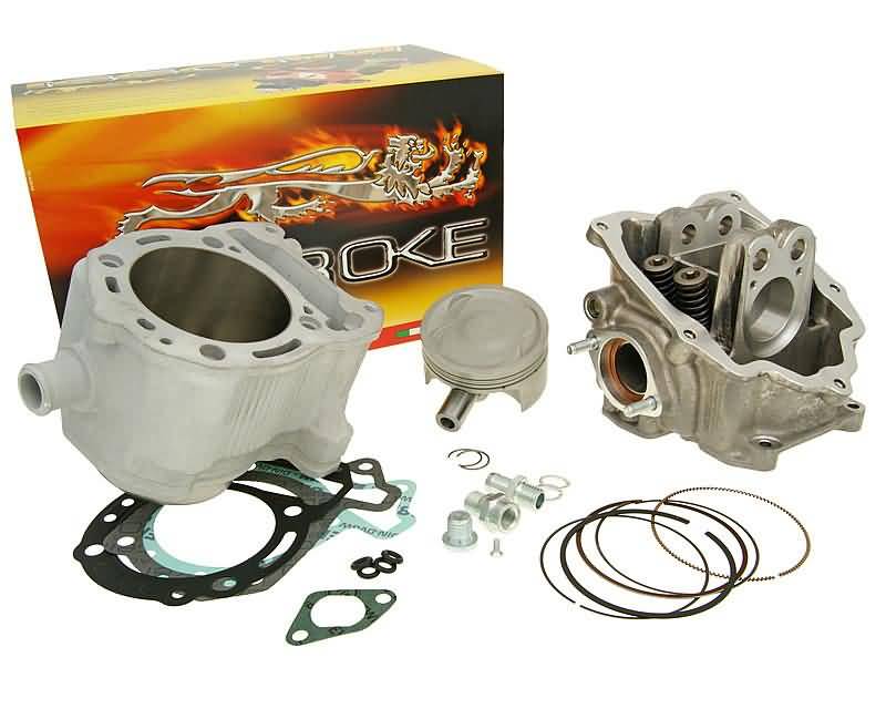 Cilindro komplektas Malossi aliuminio sport 282cc Piaggio 300ie 4T LC varikliams