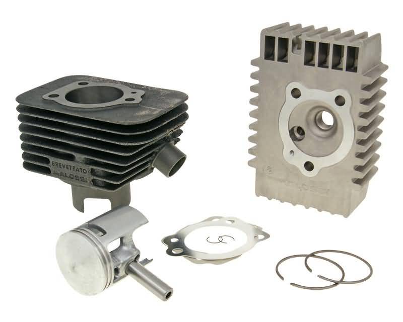 Cilindro komplektas Malossi Sport CVF 63cc 10mm Stūmoklio pirštas Piaggio, Vespa Bravo, Boss, Grillo, SI