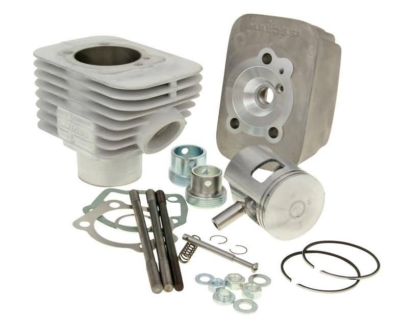 Cilindro komplektas Malossi Big D.E.P.S. 75cc 10 mm stūmoklio kaiščiui Piaggio, Vespa Ciao, PX50