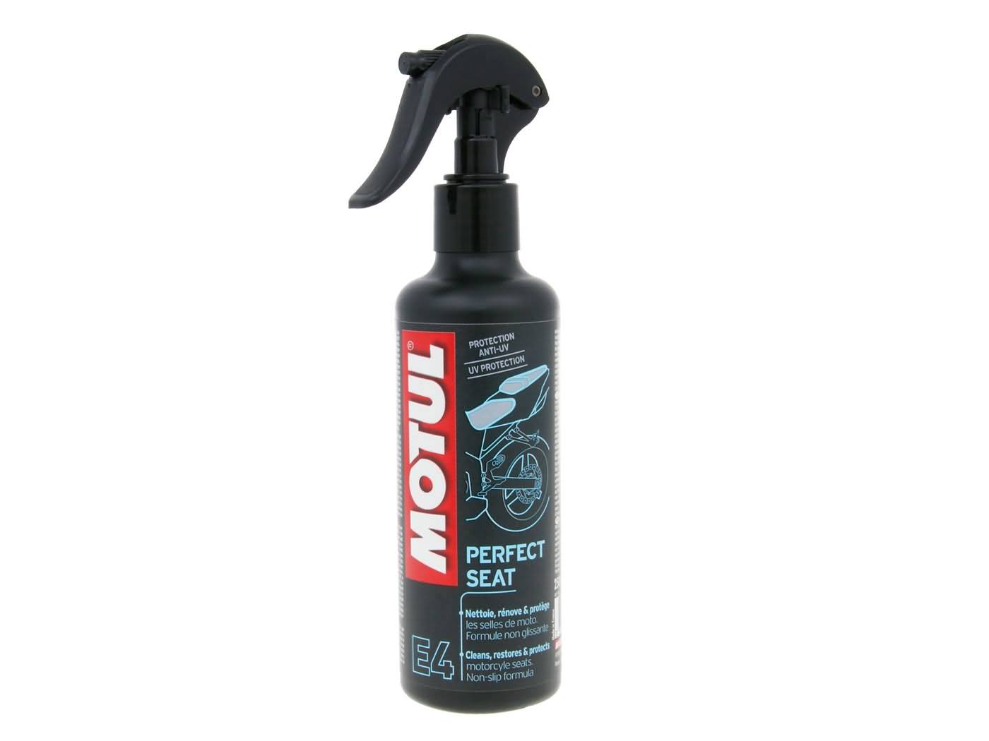Motul MC Care E4 Perfect Seat motociklo sėdynių valiklis 250ml