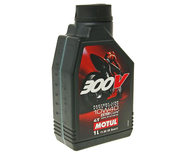 Motul variklio alyva 4 taktų 4T 10W40 300V Factory Line Road Racing 1 litras
