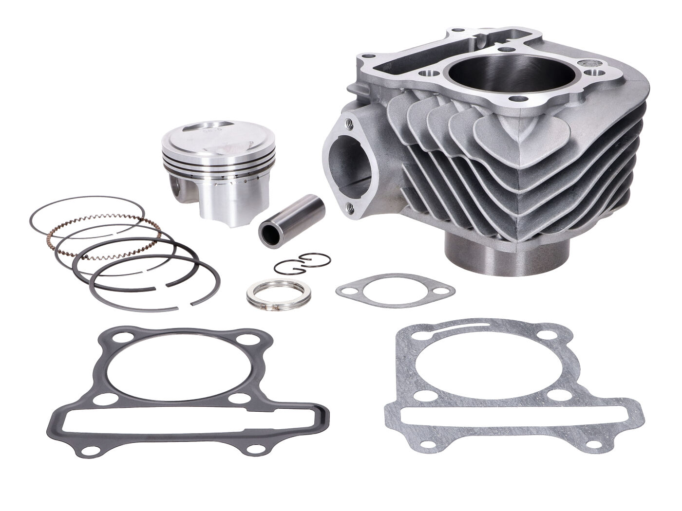 Cilindro komplektas Naraku 160cc 58.5mm kaltinis stūmoklis skirtas GY6, Kymco AC