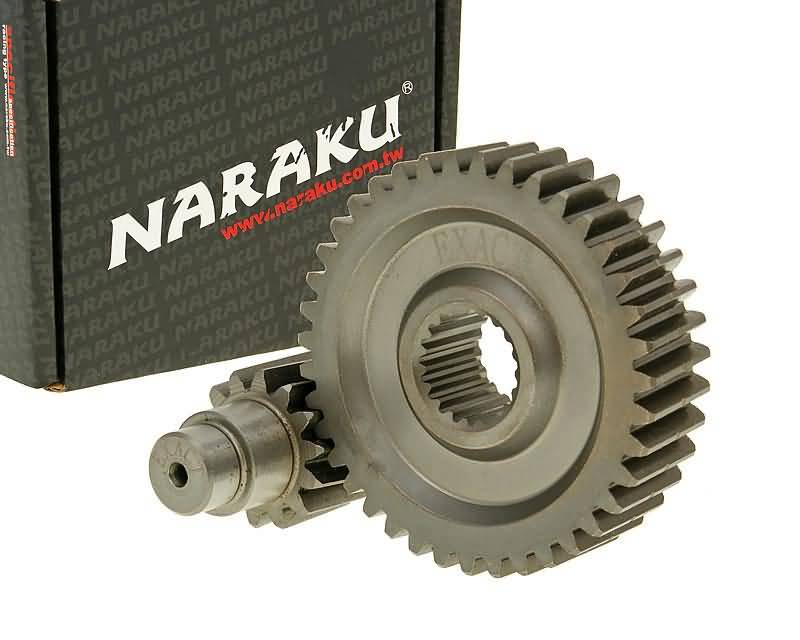 antrinės transmisijos pavarų komplektas Naraku racing 14/39 +10% GY6 125/150cc 152/157QMI