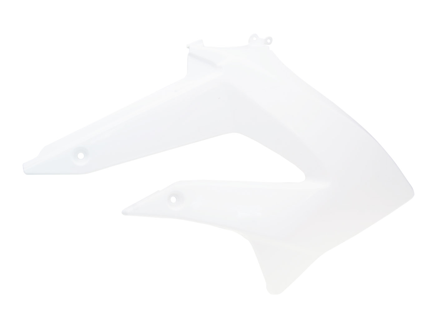 kuro bako dangtis dešinysis OEM baltas Derbi Senda 2011-, Gilera RCR, SMT 2011-