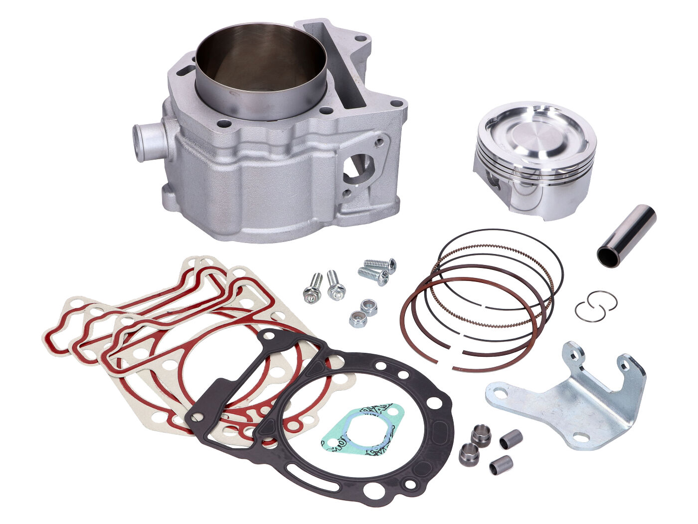 Cilindro komplektas Polini Aluminium Sport 294cc 77mm Piaggio 300ie 4T LC varikliui Euro3 Euro4 Euro5