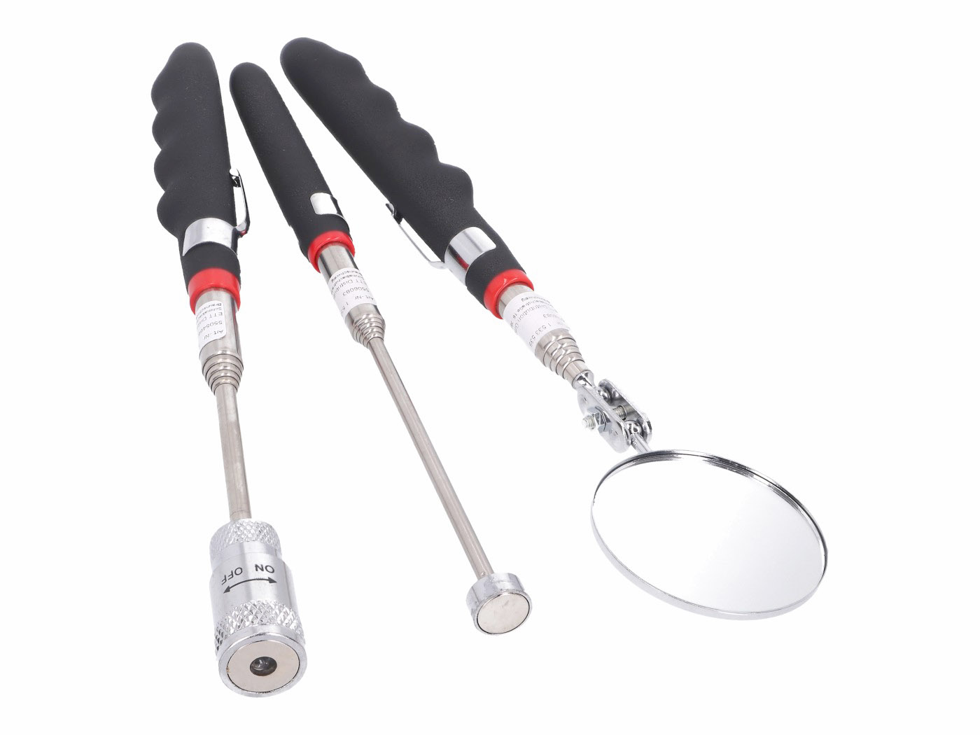 teleskopinių strypų tikrinimo komplektas MC POWER - 3 vnt