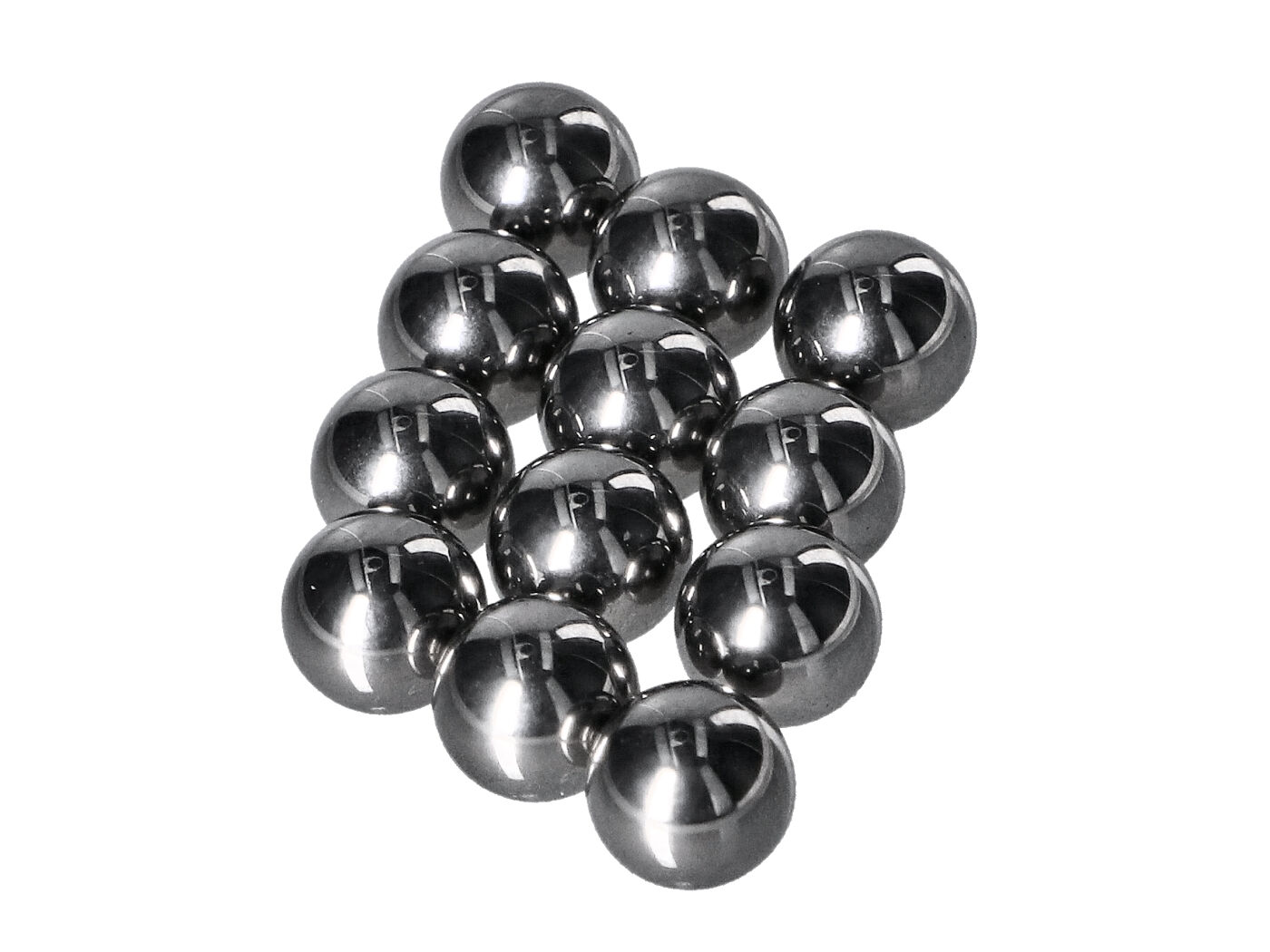 rutulinis komplektas 7 mm 12 dalių 4 greičių pavarų dėžei su 12 angų išėjimo velenu Simson S51, S53, S70, S83, SR50, SR80, KR51/2, M531, M541, M741