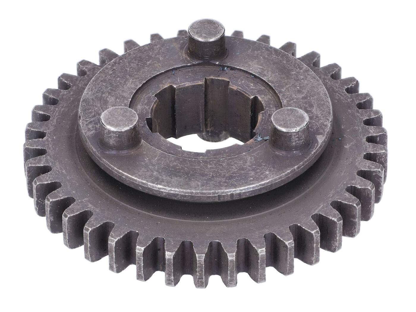 krumpliaratis / perjungimo ratas 38 dantukai, skirti Simson S50, SR4-2, SR4-2/1 Star, KR51, KR51/1 Schwalbe