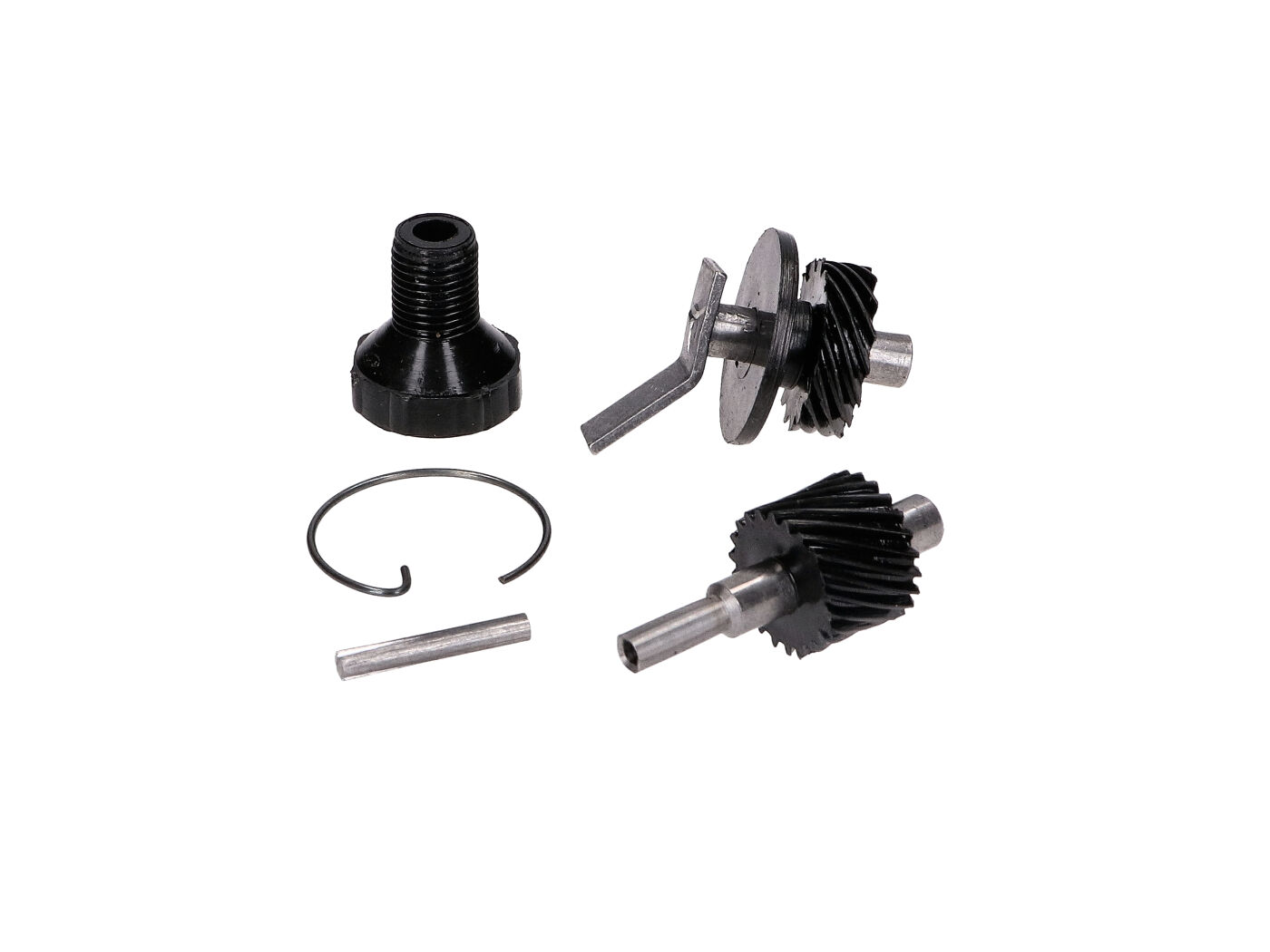 Spidometro reduktorius komplektas 14 dantų žvaigždutei Simson S50, KR51/1 Schwalbe, SR4-1 Spatz, SR4-2 Star, SR4-3 Sperber, SR4-4 Habicht