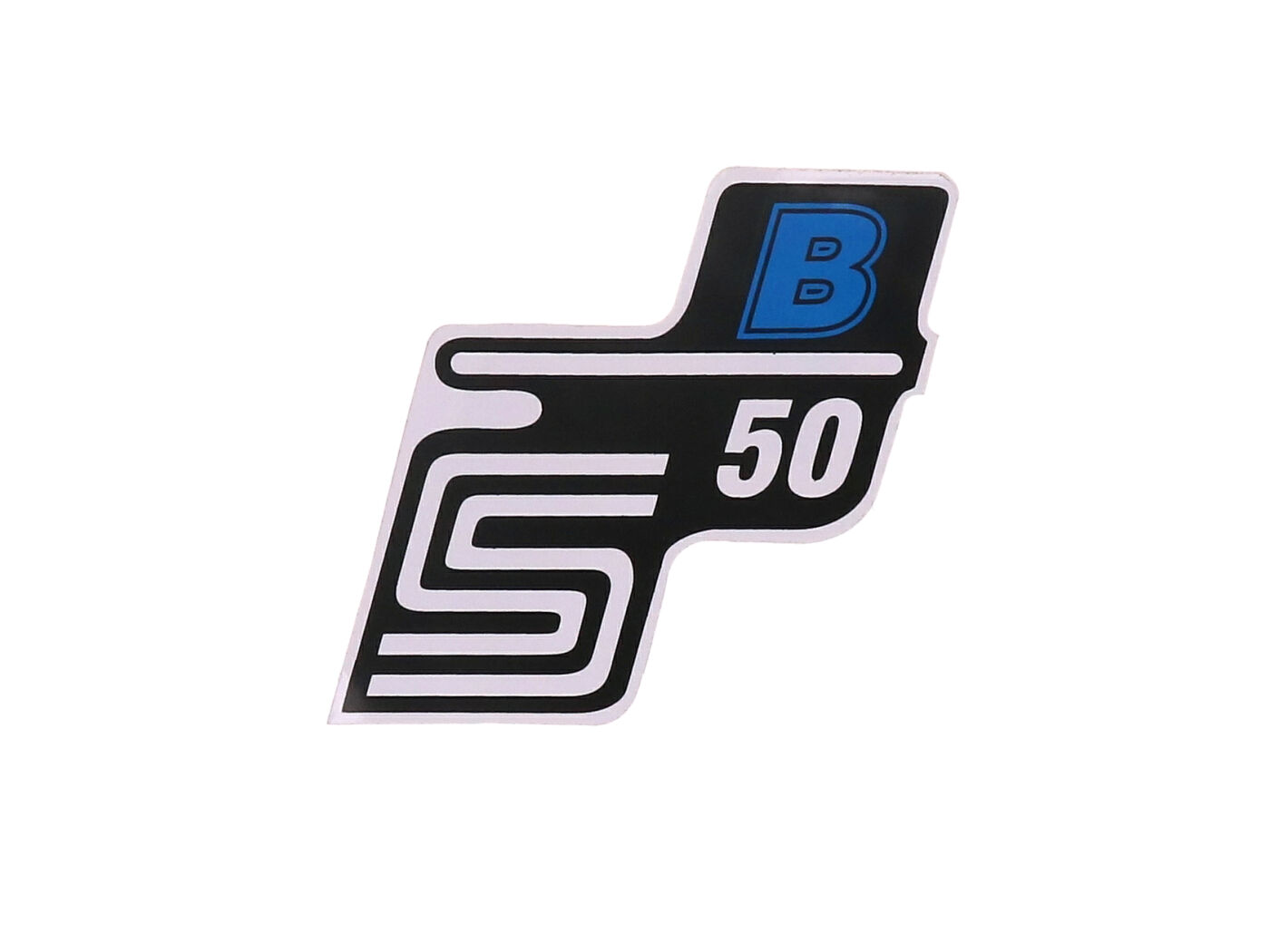 logotipo folija / lipdukas S50 B mėlynas Simson S50