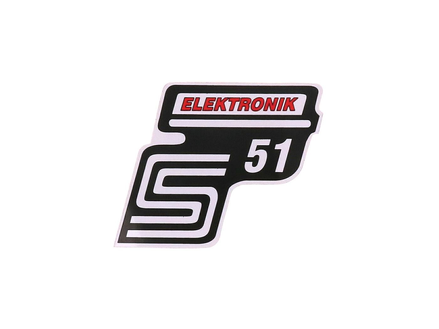 logotipo folija / lipdukas S51 Elektronik red Simson S51